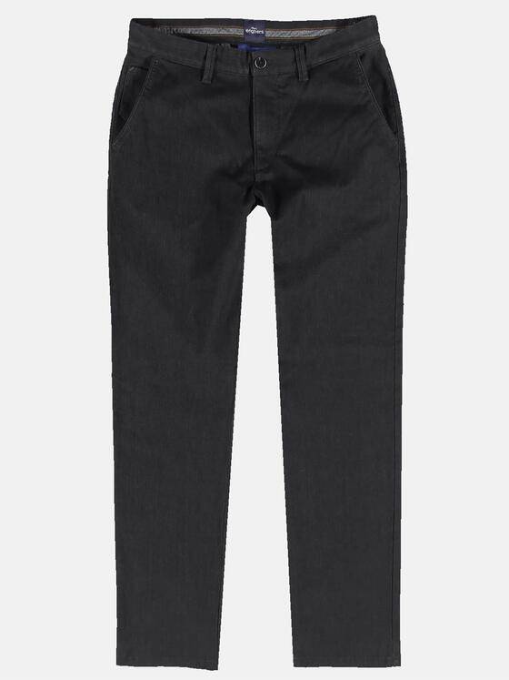 engbers Herren Chino mit Elastananteil Schwarz 30834