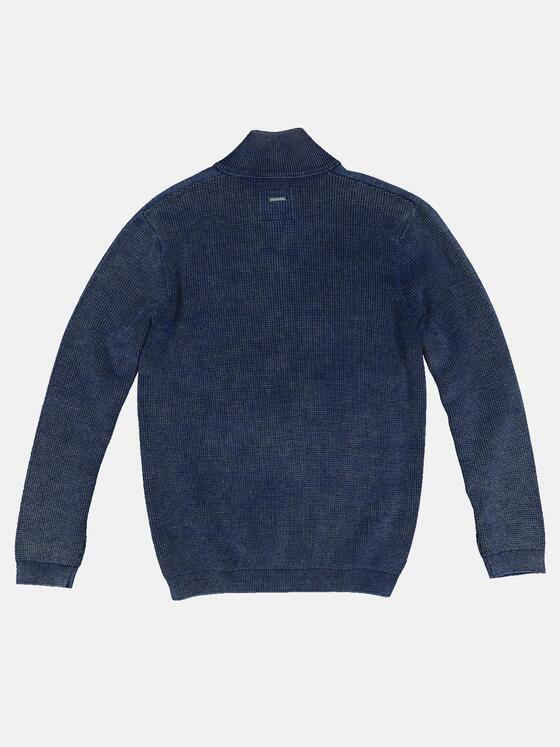 engbers Herren Pullover Stehbund Indigoblau 32444