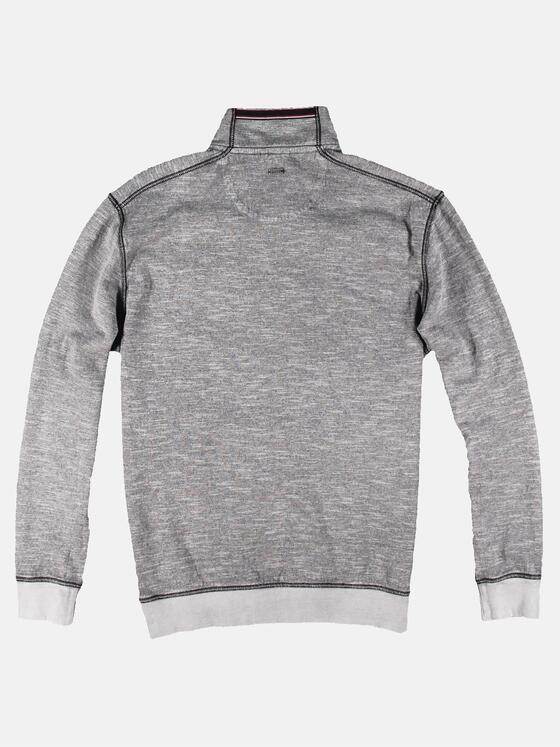 engbers Herren Sweatshirt mit einzigartigem Farbeffekt Kieselgrau 30807