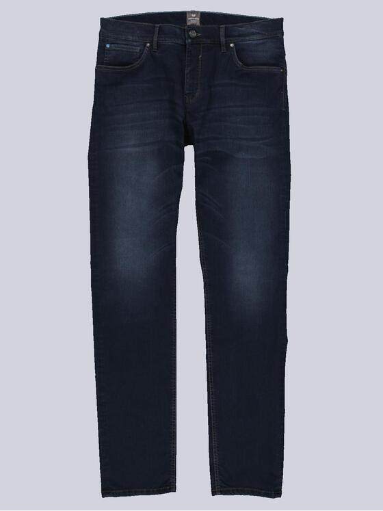 ENGBERS GERMANY Herren Super-Stretch-Jeans mit wertigen Kontrastdetails Blau 35584