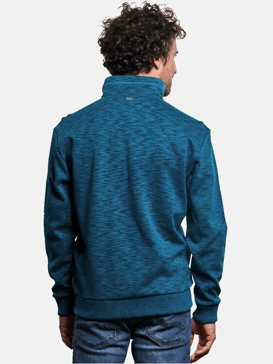 engbers Herren Sweatshirt Stehbund Cyanblau 32475