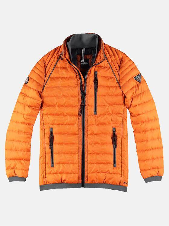 engbers Herren Auffällige Steppjacke Blutorange 30166