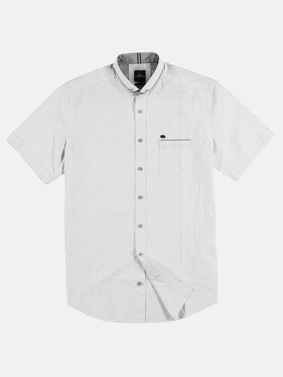 engbers Herren Dezent gemustertes Hemd Grau 29464