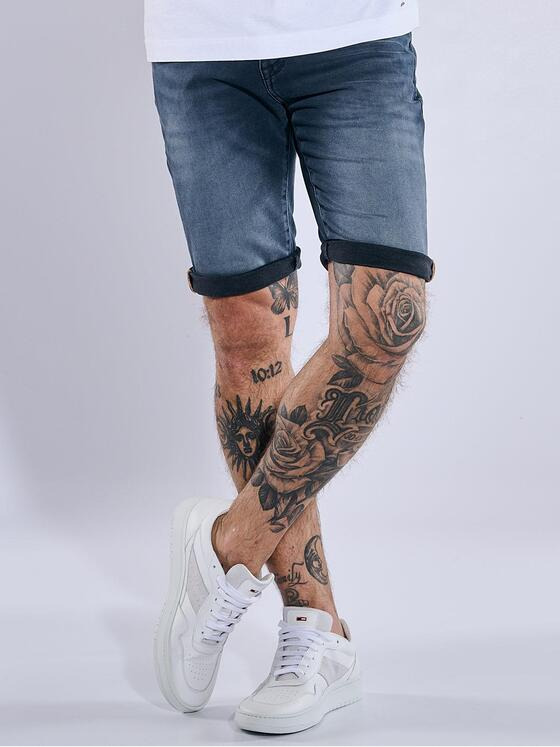emilio adani Herren Bermuda regular Blau 36646