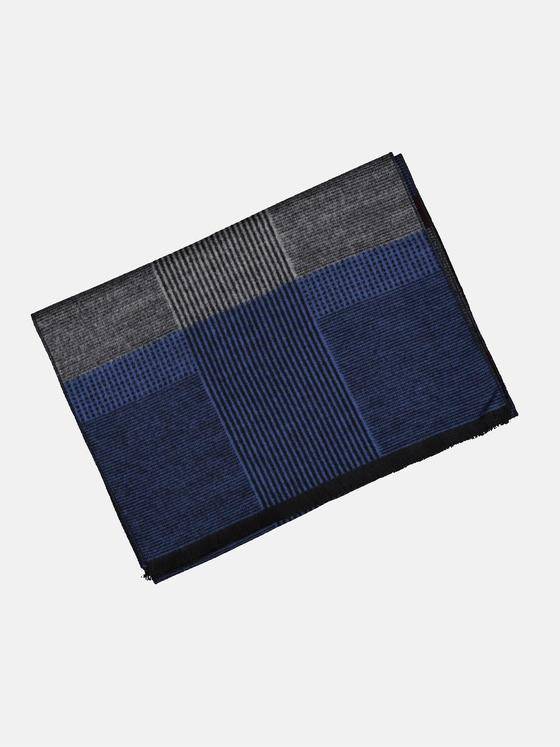 engbers Herren Schal gemustert Saphirblau 33923