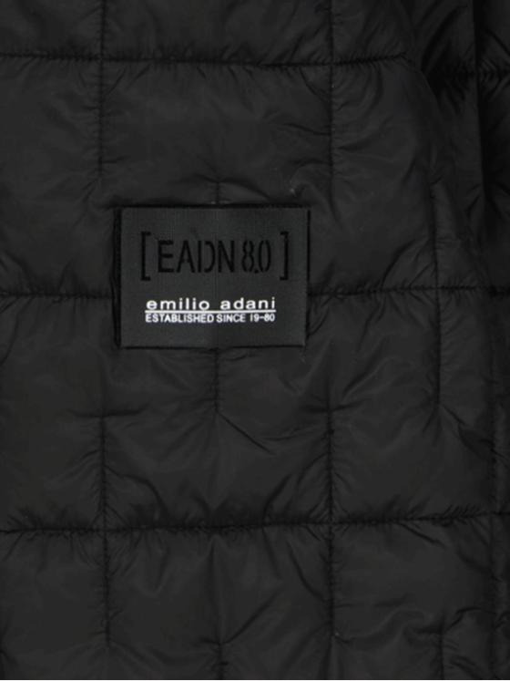 emilio adani Herren Steppjacke regular Schwarz 35194