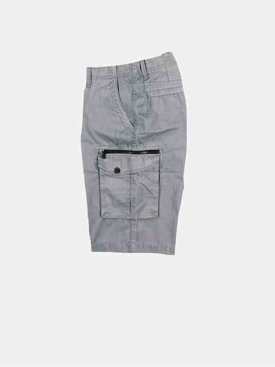 emilio adani Herren Modische Cargo Bermuda mit softem Baumwollgriff Grau 29853