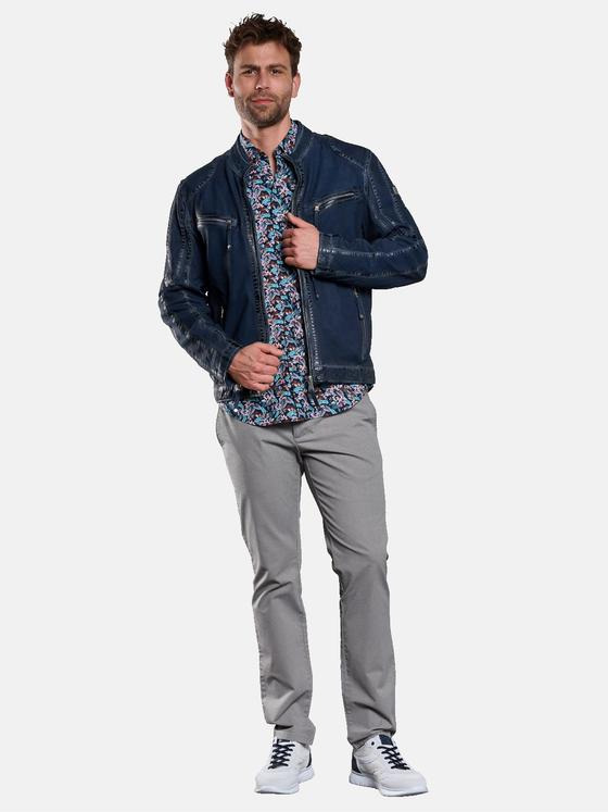 engbers Herren Lederjacke Marineblau 32969