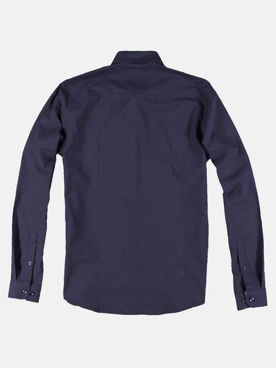 emilio adani Herren Smartes Langarmhemd Blau 31005