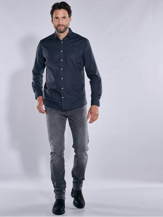 engbers Herren Langarm-Hemd "My Favorite" Blau 36310