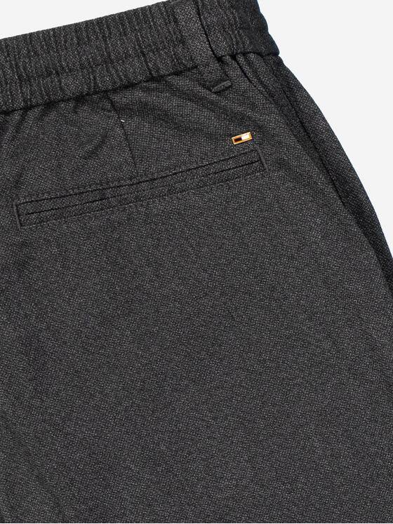 emilio adani Herren Chino mit Tunnelzug Anthrazit 38120