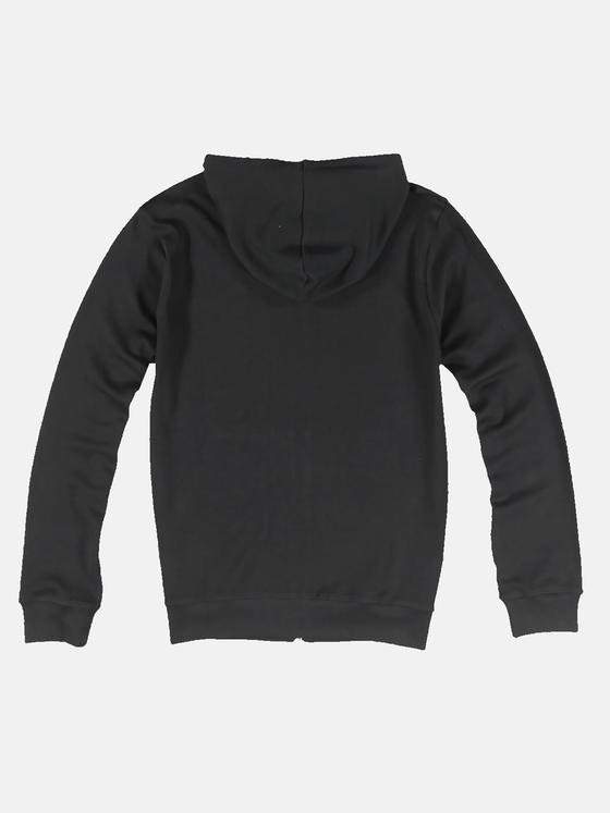emilio adani Herren Sweatjacke Kapuze Schwarz 31801