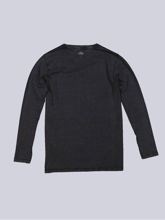 engbers Herren Langarm-Shirt uni Schwarz 35680