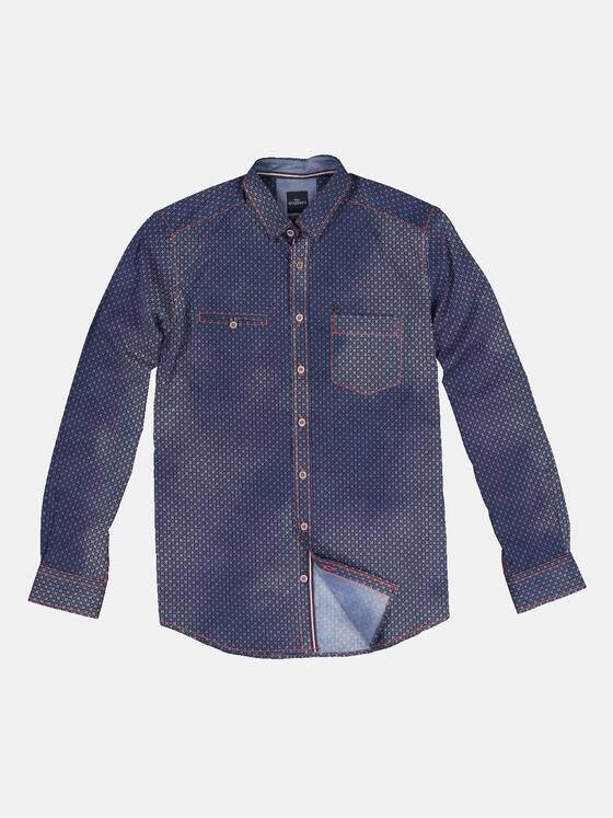 engbers Herren Hemd langarm Saphirblau 34152