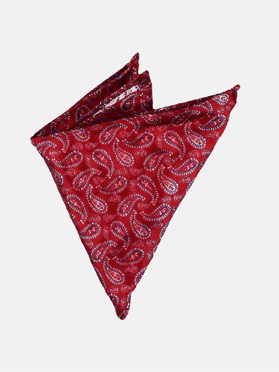 emilio adani Herren Einstecktuch Rot 29388