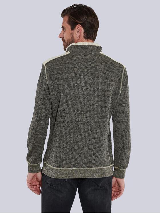 engbers Herren Sweatshirt mit Stehkragen Braun 35644