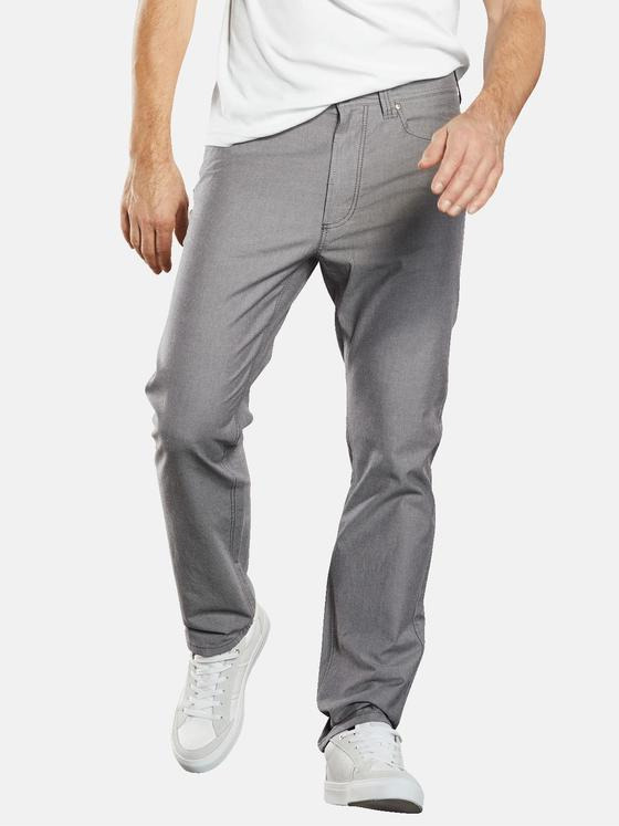 engbers Herren 5-Pocket-Hose slim fit Mausgrau 34689