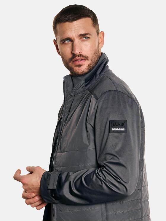 emilio adani Herren Soft Shell Jacke mit Stehkragen Grau 32566