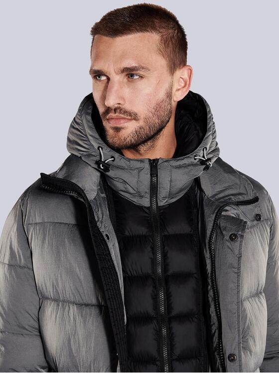 emilio adani Herren Mantel Grau 35430