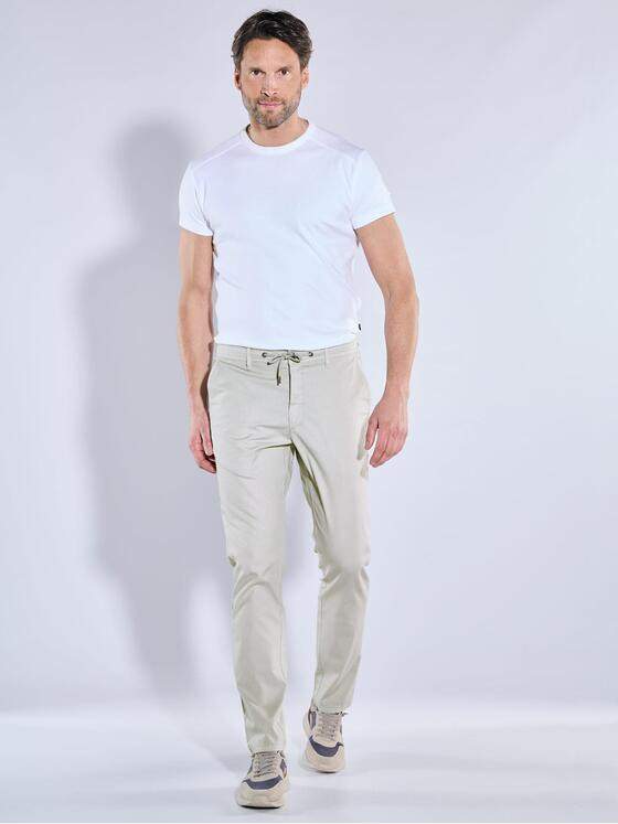 engbers Herren Chino mit Tunnelzug Hellgrau 38670
