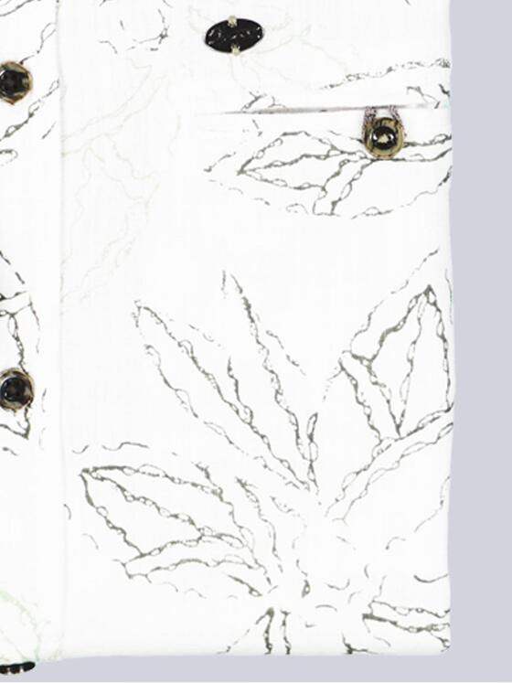 engbers Herren Langarm-Hemd gemustert Hellgruen 38487