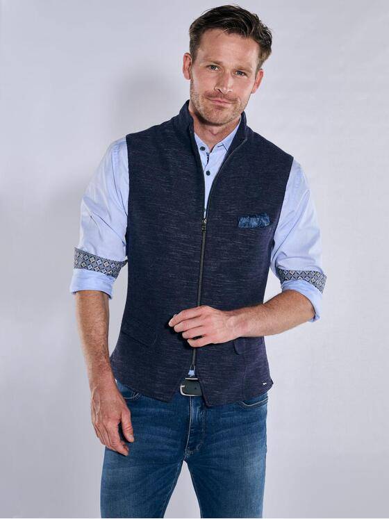 engbers Herren Sakko-Weste strukturiert Anthrazit 38139