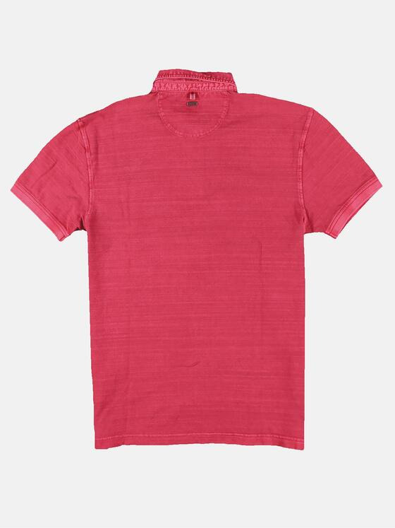 engbers Herren Poloshirt gestreift Feuerrot 31663