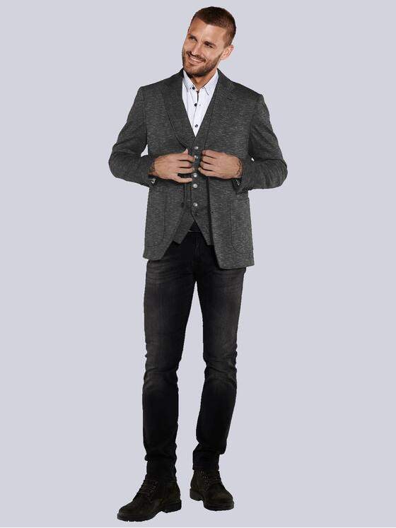 emilio adani Herren Freizeit-Sakko slim fit Grau 36028