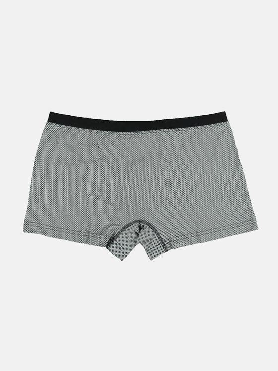 emilio adani Herren Boxershorts mit Minimalprint Grau 31440