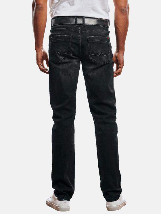 engbers Herren Jeans 5-Pocket Superstretch Schwarz 30832
