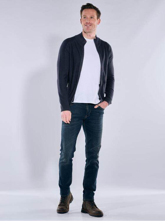 engbers Herren Cardigan Saphirblau 39917