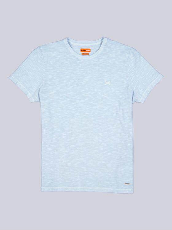 emilio adani Herren Rundhals T-Shirt Hellblau 40795