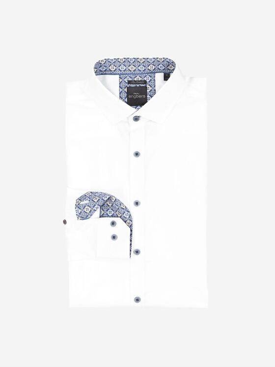 engbers Herren Langarm-Hemd "My Favorite" Weiß 36308