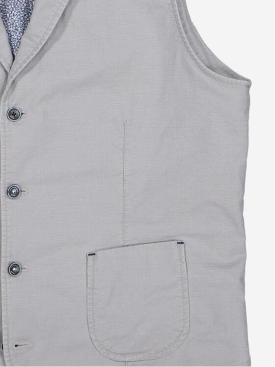 engbers Herren Sakko-Weste slim fit Silbergrau 36559