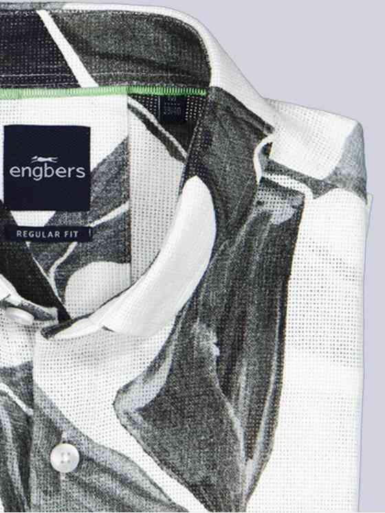engbers Herren Hemd kurzarm Grau 40550