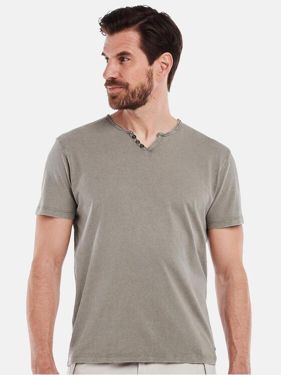 engbers Herren T-Shirt regular Beige 35121