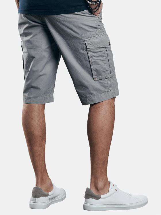 emilio adani Herren Modische Cargo Bermuda mit softem Baumwollgriff Grau 29853
