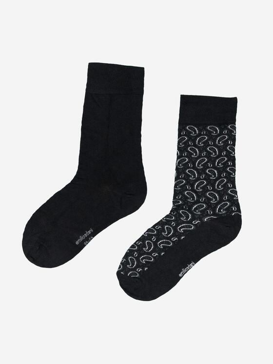 emilio adani Herren Socken Schwarz 37827