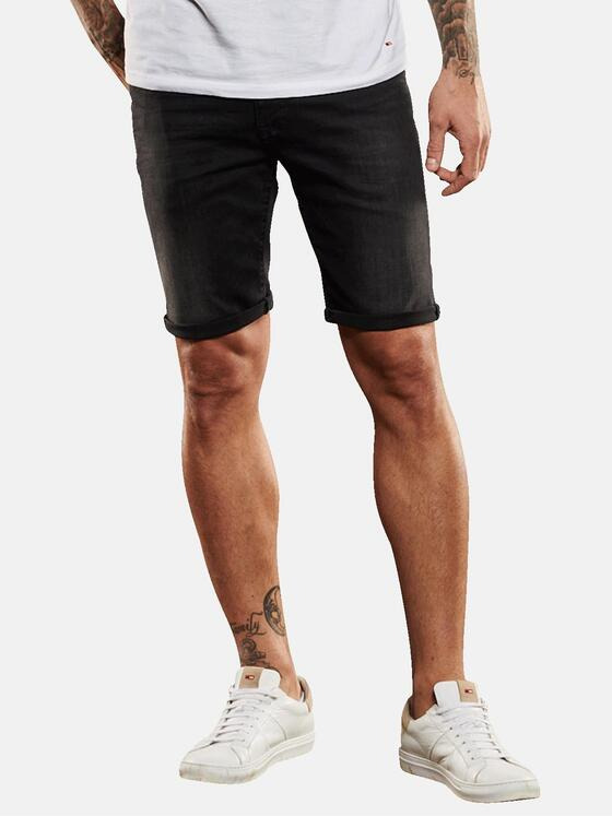 emilio adani Herren Bermuda regular Schwarz 35006