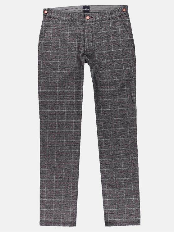 engbers Herren Karierte Chino Dunkelgrau 30257