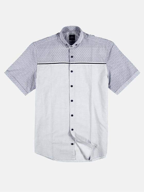 engbers Herren Softes Baumwoll-Popelin-Hemd Saphirblau 29514