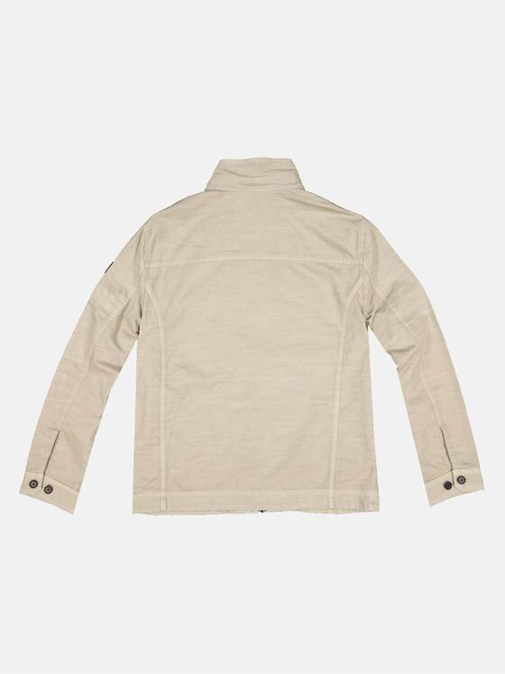 emilio adani Herren Jacke aus Leinen-Baumwoll-Mix Beige 32573