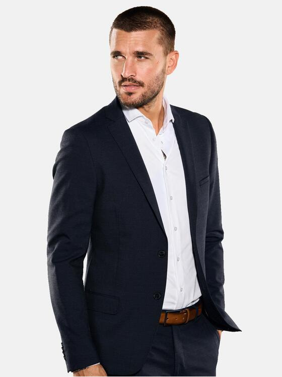 emilio adani Herren Anzug-Sakko slim fit Blau 35384