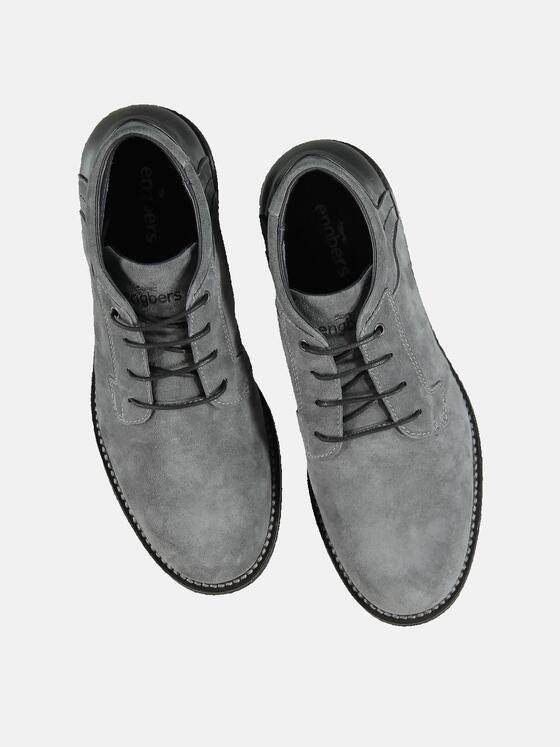 engbers Herren Leder-Boot Kieselgrau 31943