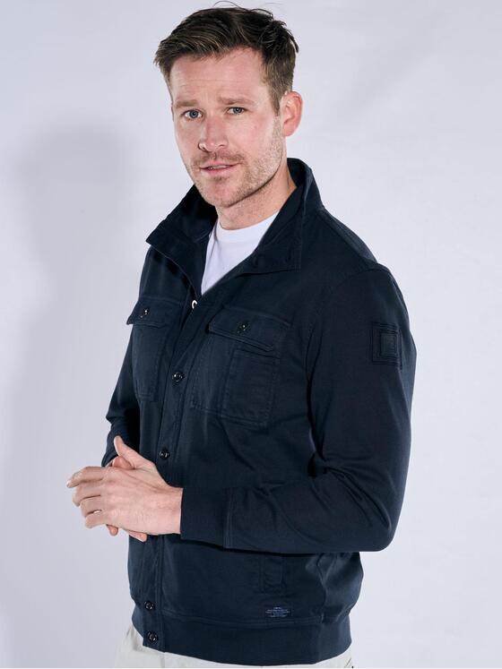 engbers Herren Sweatjacke regular Saphirblau 38306