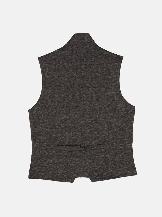 engbers Herren Sakko-Weste mit Zipper Schokobraun 33611