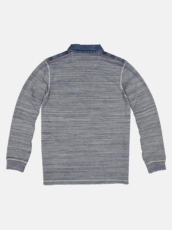 engbers Herren Langarm-Shirt Polo Silbergrau 32476