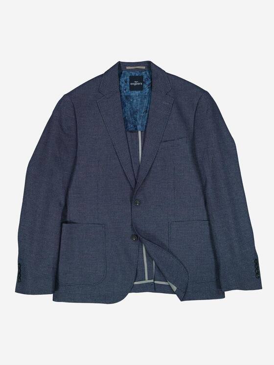engbers Herren Anzug-Sakko strukturiert Saphirblau 38142