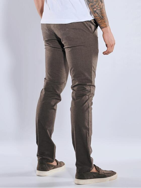 emilio adani Herren Chino slim fit Braun 36265