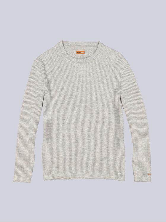 emilio adani Herren Pullover strukturiert Beige 36071